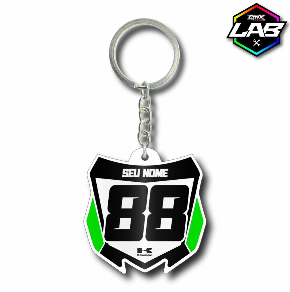Doppelseitiger Schlüsselanhänger Kawasaki 01 - Design 04