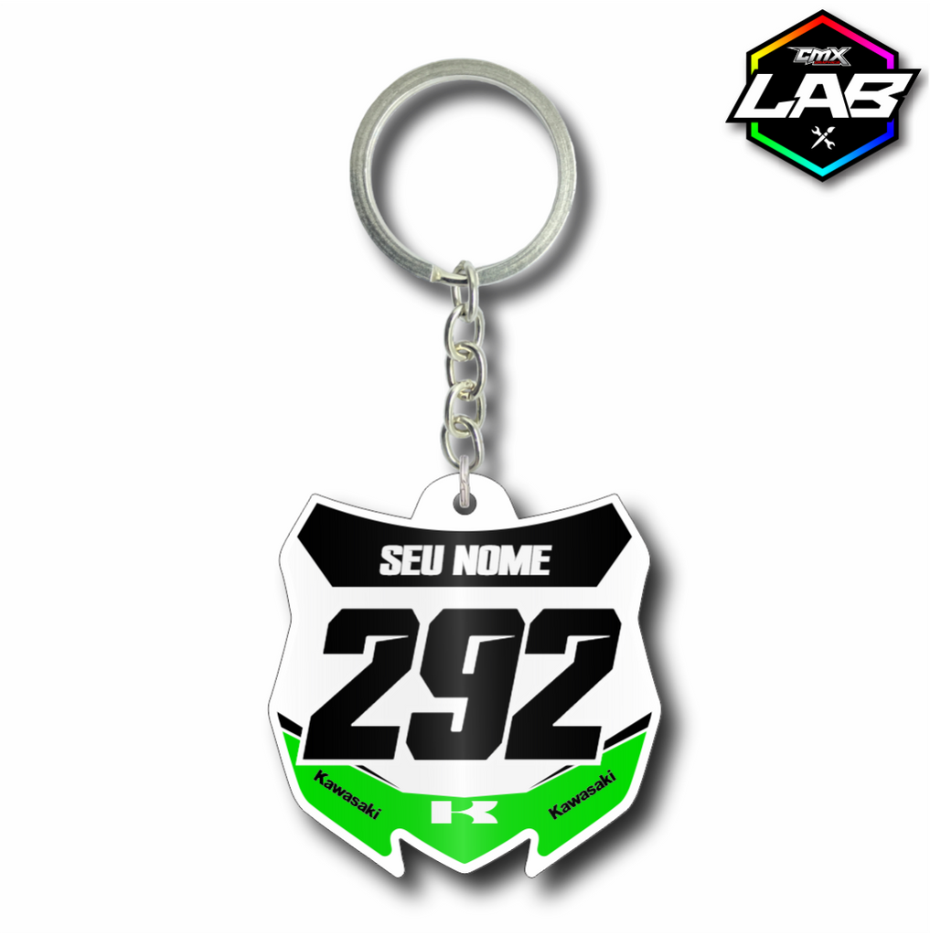 Doppelseitiger Schlüsselanhänger Kawasaki 01 - Design 05