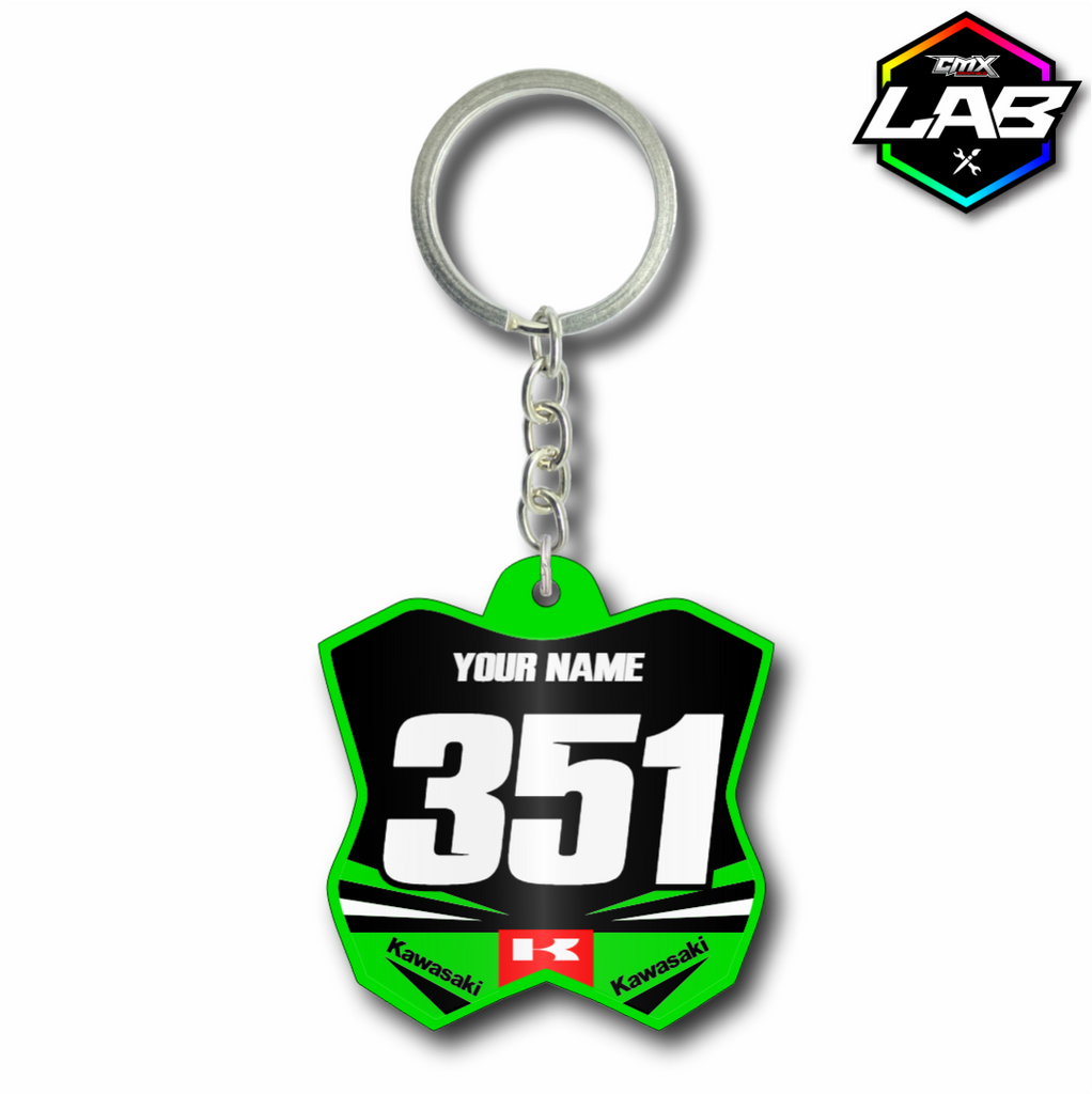 Doppelseitiger Schlüsselanhänger Kawasaki 02 - Design 06
