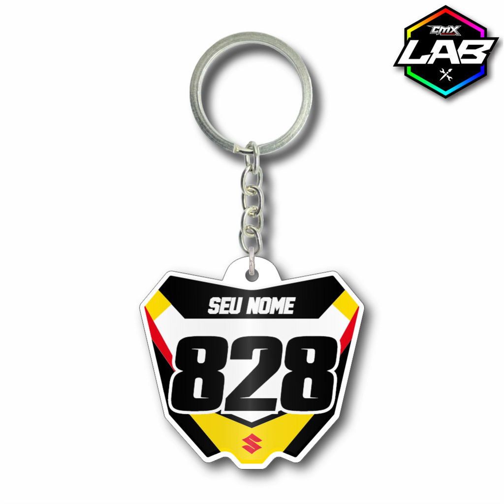 Llavero doble cara Suzuki - Diseño 03