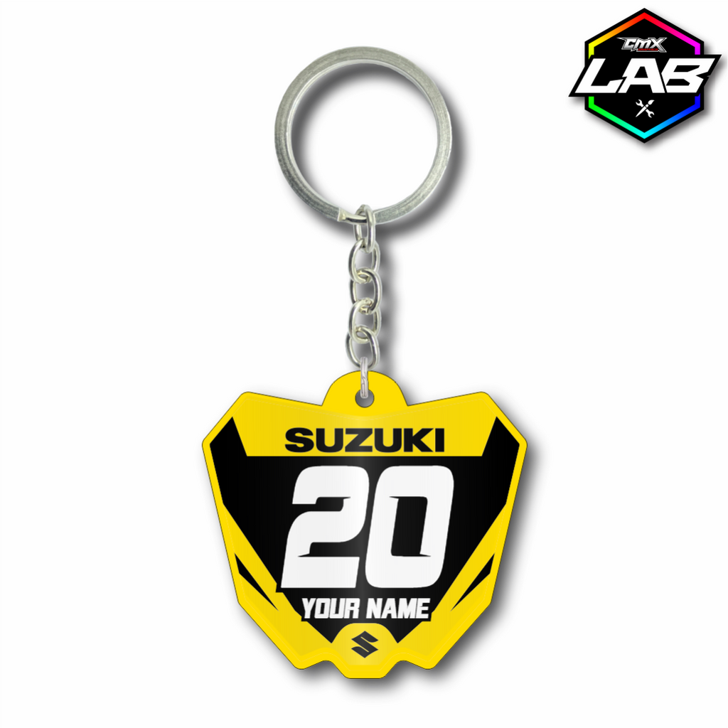 Llavero doble cara Suzuki - Diseño 04