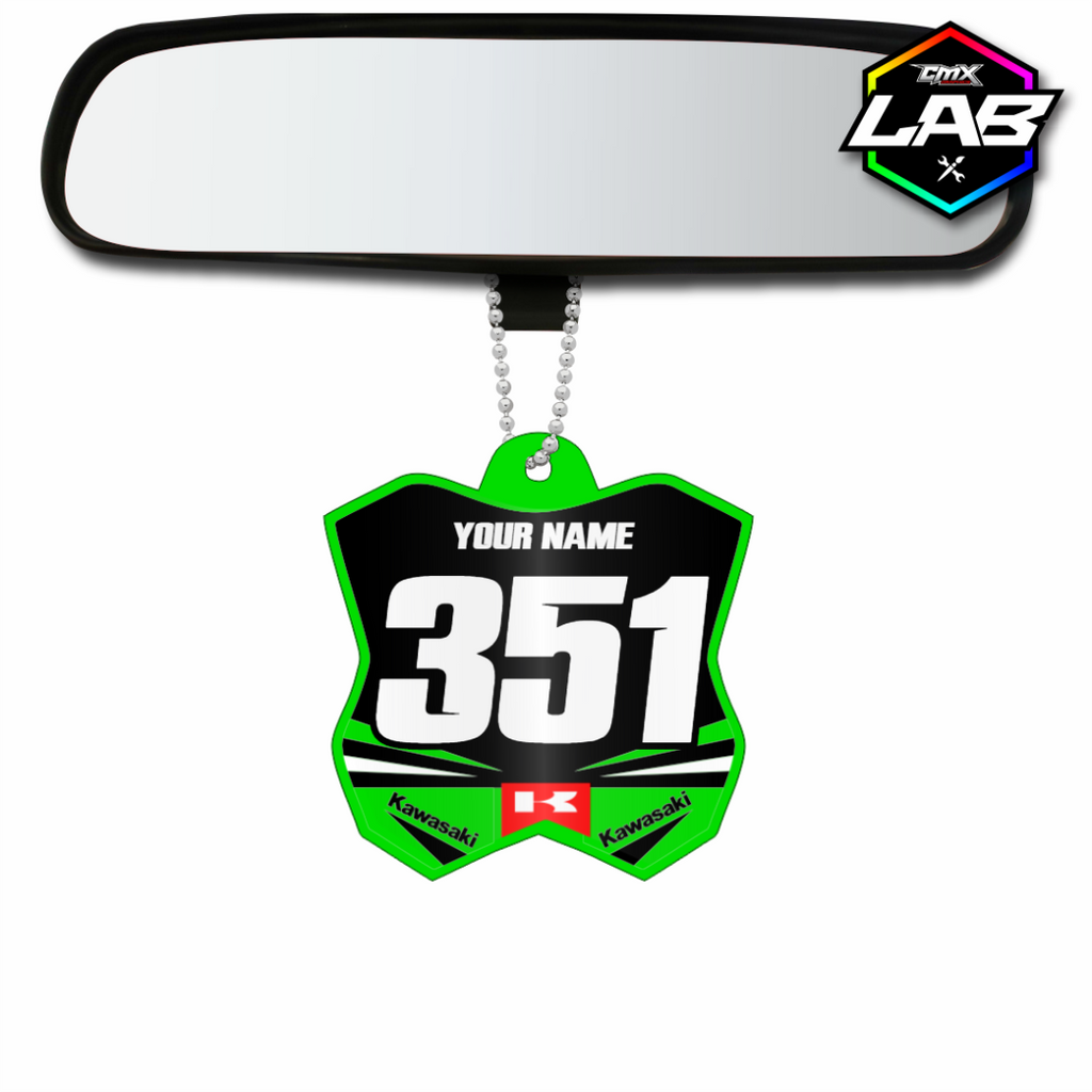 Pendentif voiture double face Kawasaki 02 - Design 06