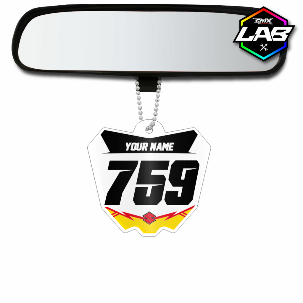 Pendentif double face pour voiture Suzuki - Design 02
