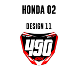 Mini plaques d'immatriculation - Honda 02