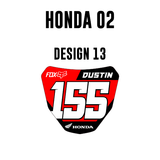 Mini plaques d'immatriculation - Honda 02