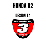 Mini plaques d'immatriculation - Honda 02
