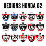 Mini plaques d'immatriculation - Honda 02