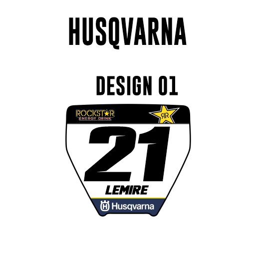 Mini Stickers de plaque - Husqvarna