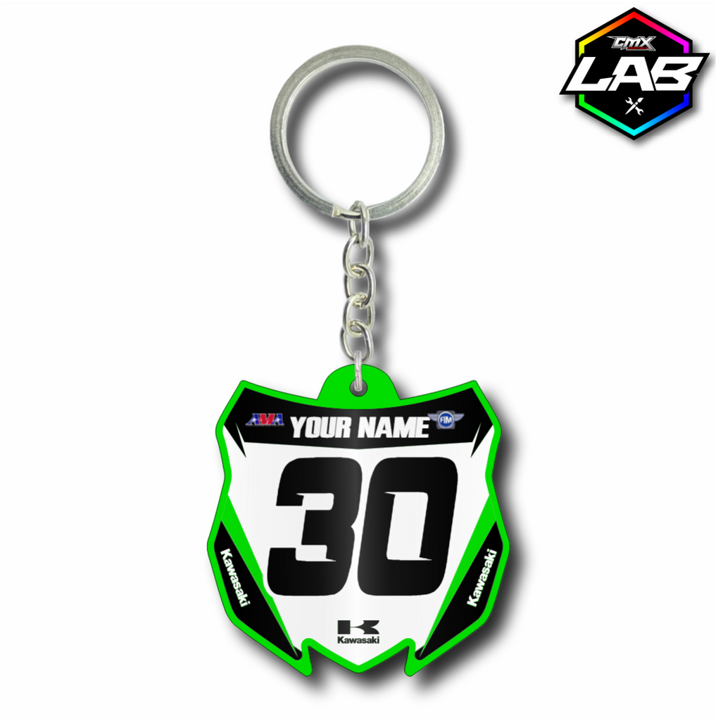 Porte-clés double face Kawasaki 01 - Design 01