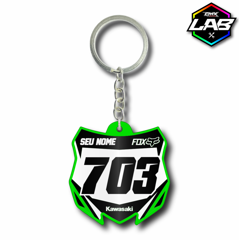Porte-clés double face Kawasaki 01 - Design 03