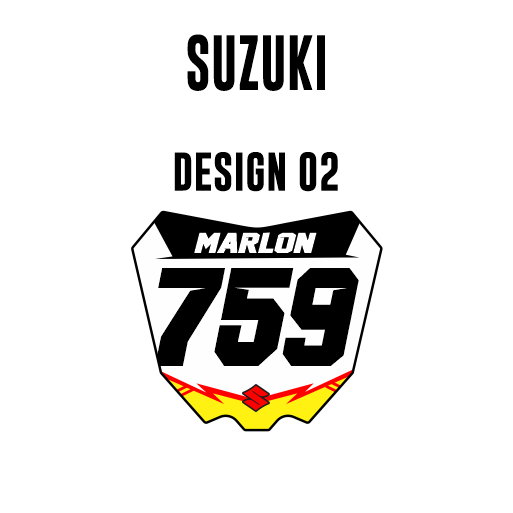 Mini Plate Stickers - Suzuki – CMX Graphics