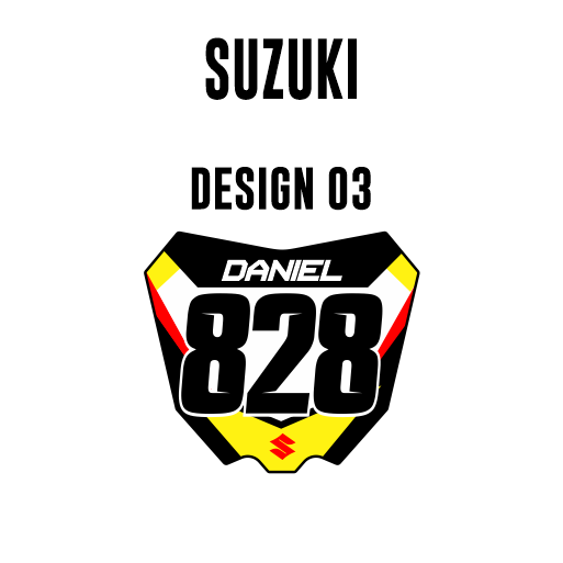 Mini Plate Stickers - Suzuki – CMX Graphics