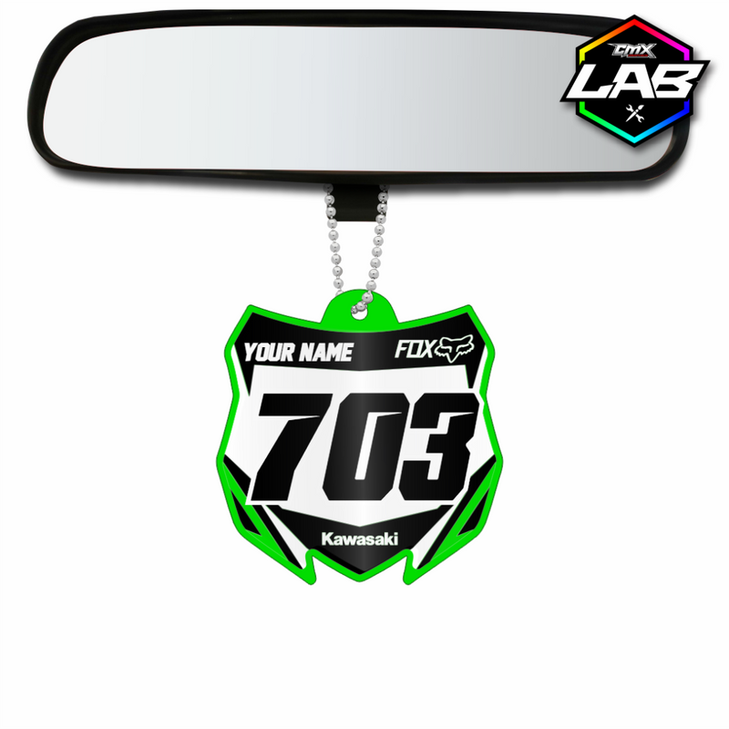 Doppelseitiger Autoanhänger Kawasaki 01 - Design 03