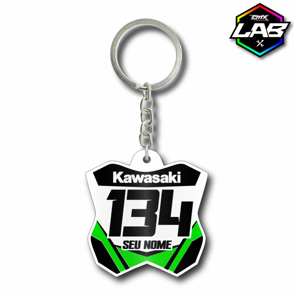 Doppelseitiger Schlüsselanhänger Kawasaki 02 - Design 03