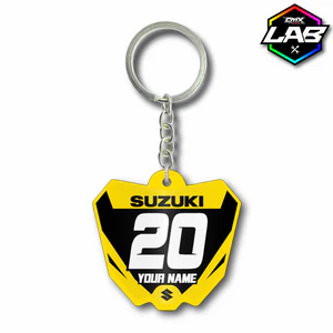Doppelseitiger Schlüsselanhänger Suzuki - Design 04