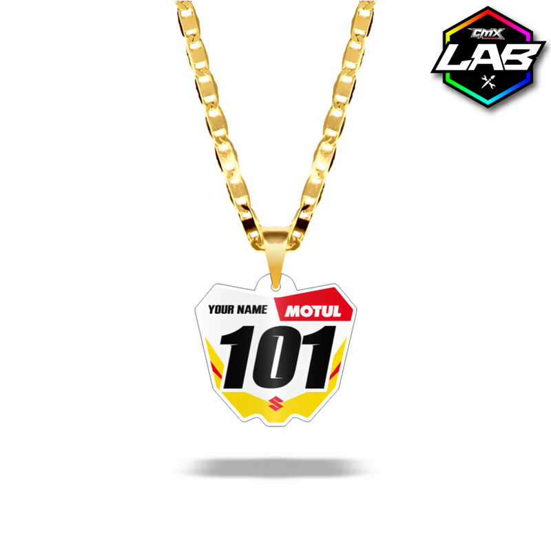 Doppelseitige Halskette Suzuki - Design 01