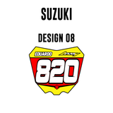 Mini-Kennzeichenaufkleber - Suzuki