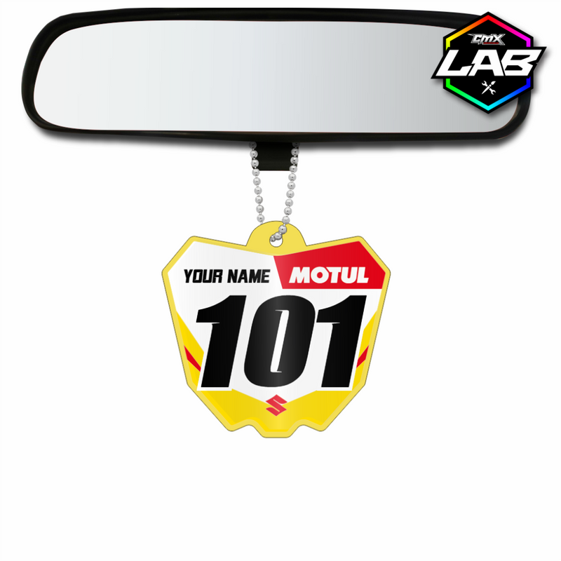 Colgante de doble cara para coche Suzuki - Diseño 01