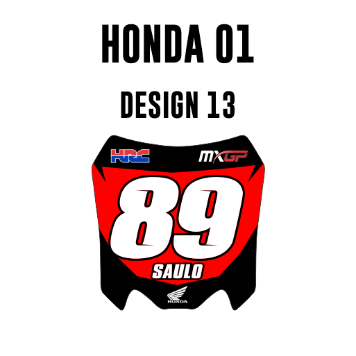 Mini adhesivos para matrículas - Honda 01