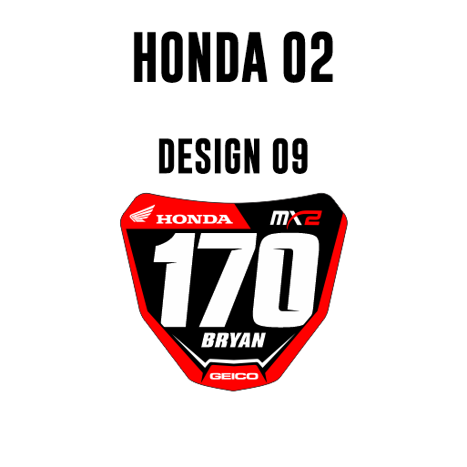Mini adhesivos para matrículas - Honda 02