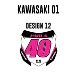 Mini Placas Adhesivas - Kawasaki 01
