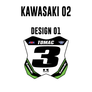 Mini Placas Adhesivas - Kawasaki 02