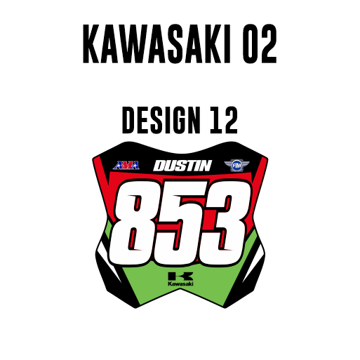 Mini Placas Adhesivas - Kawasaki 02