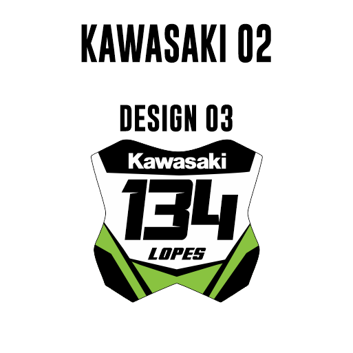 Mini Placas Adhesivas - Kawasaki 02