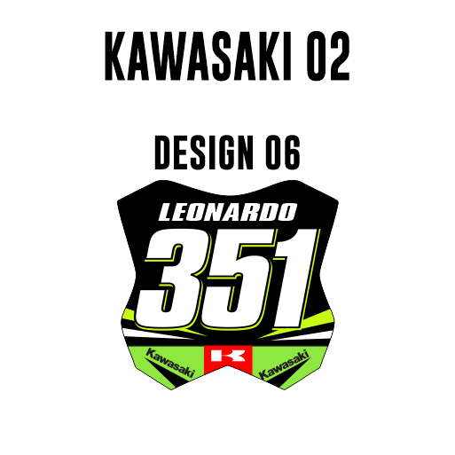 Mini Placas Adhesivas - Kawasaki 02