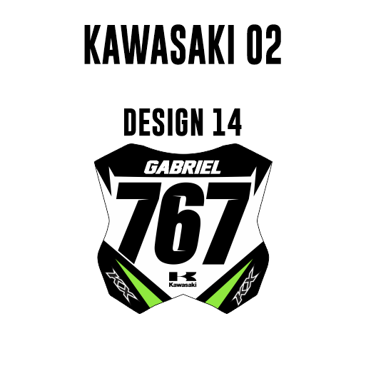 Mini Placas Adhesivas - Kawasaki 02