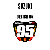 Mini adhesivos para matrículas - Suzuki