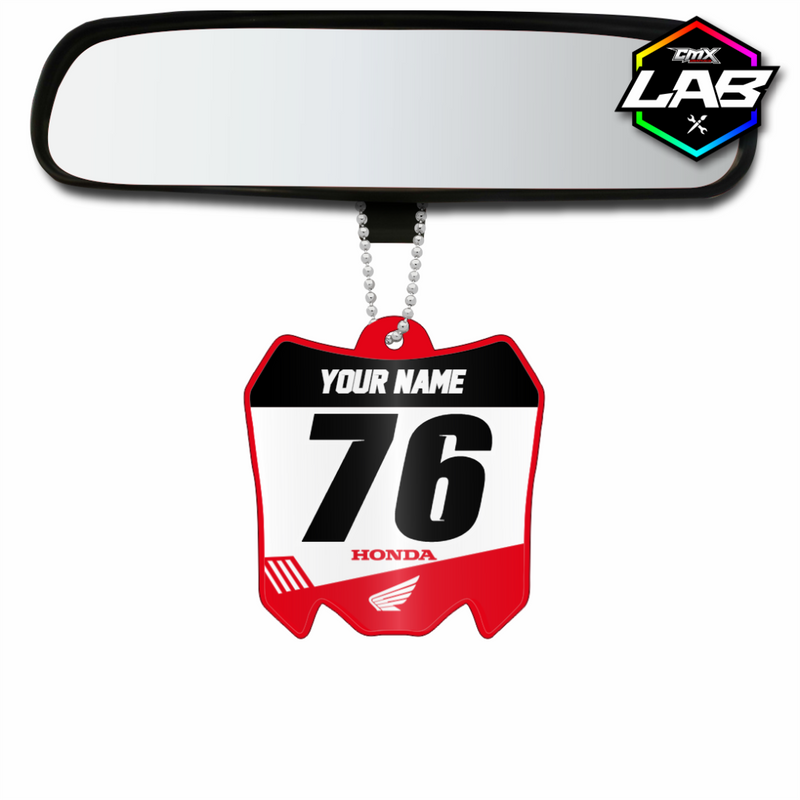 Pendentif double face pour voiture Honda 01 - Design 04