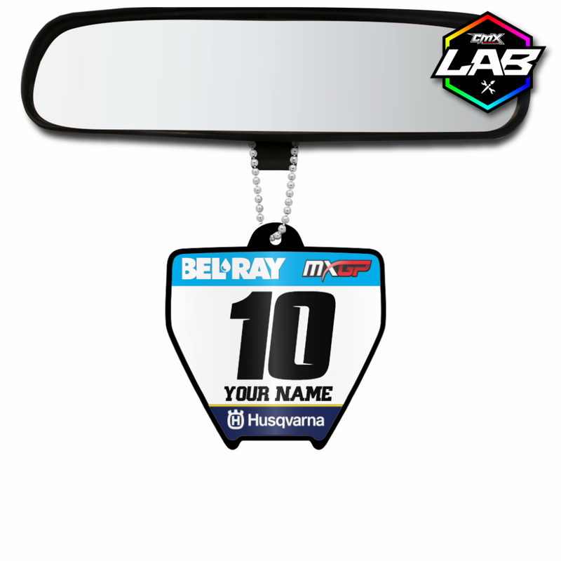 Pendentif double face pour voiture Husqvarna - Design 02