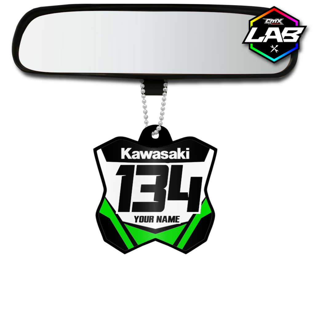 Pendentif voiture double face Kawasaki 02 - Design 03