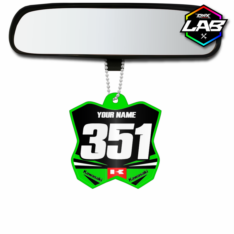 Pendentif voiture double face Kawasaki 02 - Design 06
