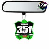 Pendentif voiture double face Kawasaki 02 - Design 06