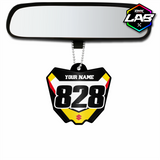 Pendentif voiture double face Suzuki - Design 03