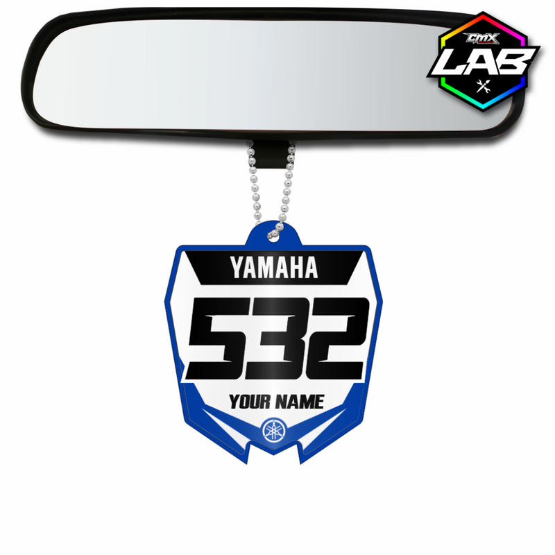 Pendentif double face pour voiture Yamaha - Design 02