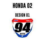 Mini plaques d'immatriculation - Honda 02