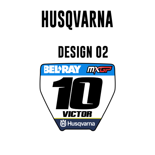 Mini Stickers de plaque - Husqvarna