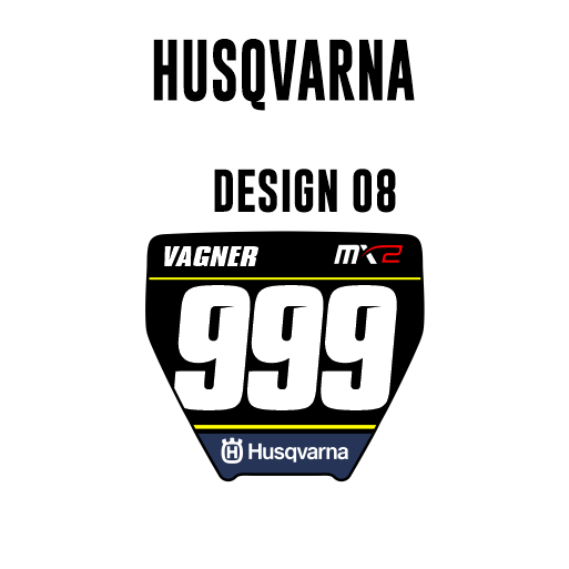 Mini Stickers de plaque - Husqvarna