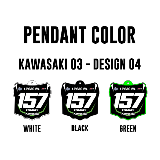 Pendentif voiture - Kawasaki 03