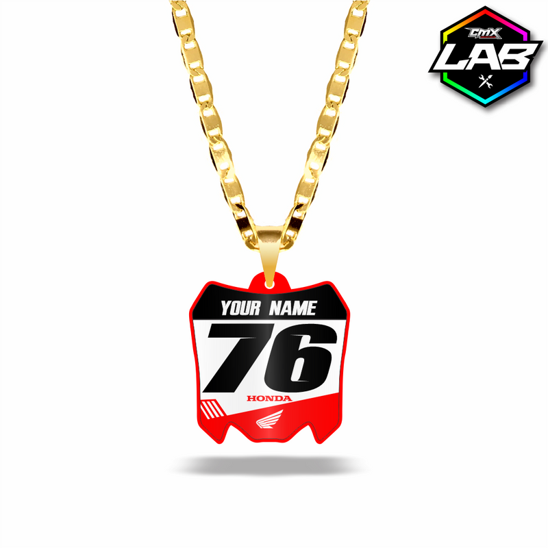 Collier double face Honda 01 - Modèle 04