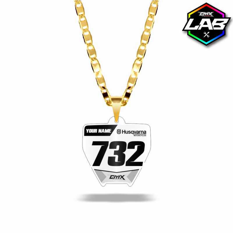 Collier double face Husqvarna - Design 03