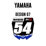 Mini plaques autocollantes - Yamaha