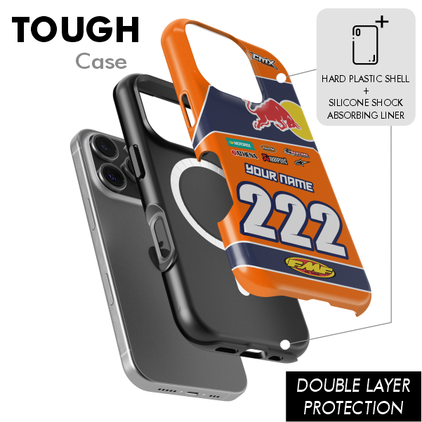 Orange 02 - MagSafe Tough Phone Case