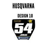 Mini Plate Stickers - Husqvarna