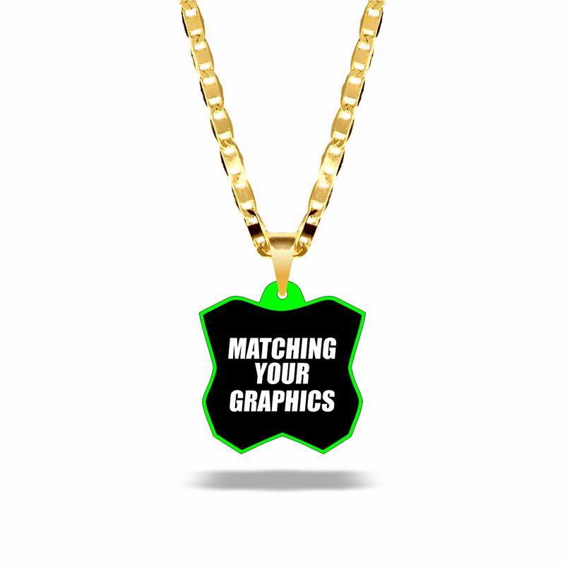 Double Sided Necklace Kawasaki 02 - Custom Design