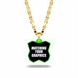 Double Sided Necklace Kawasaki 02 - Custom Design