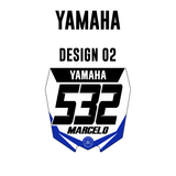 Mini Plate Stickers - Yamaha